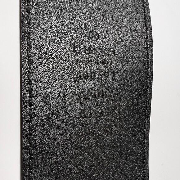 Gucci GG Marmont Smooth Leather Belt 85 34 - Picture 5 of 5